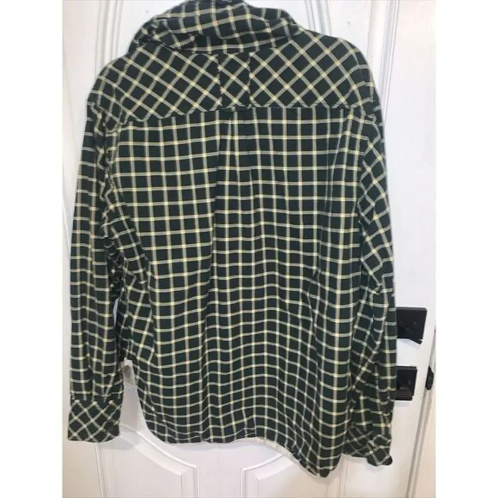 Artful dodger Men's Green‎ Plaid Zip Up Skater jacket sz XL grunge skater preppy